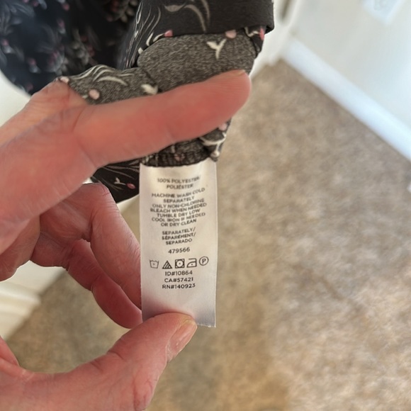 Loft Outlet Floral Shirt Dress - Picture 5 of 5